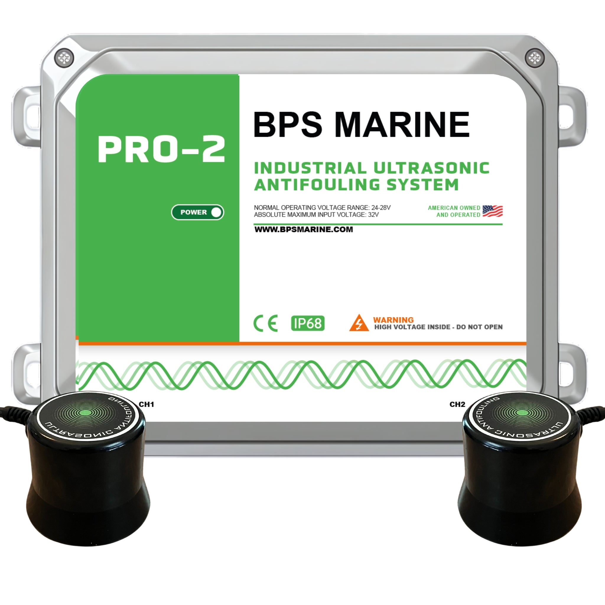 PRO-2 ultrasoon antifouling systeem