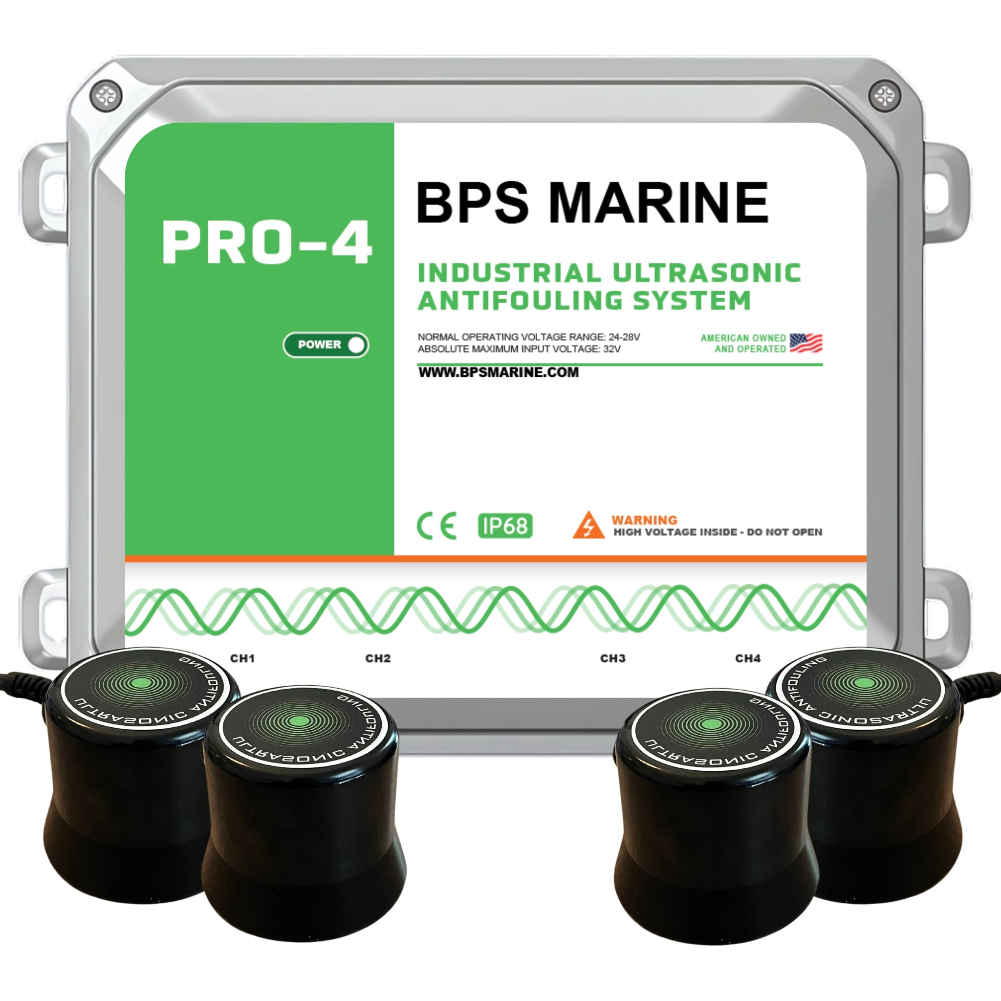 PRO-4 ultrasoon antifouling systeem